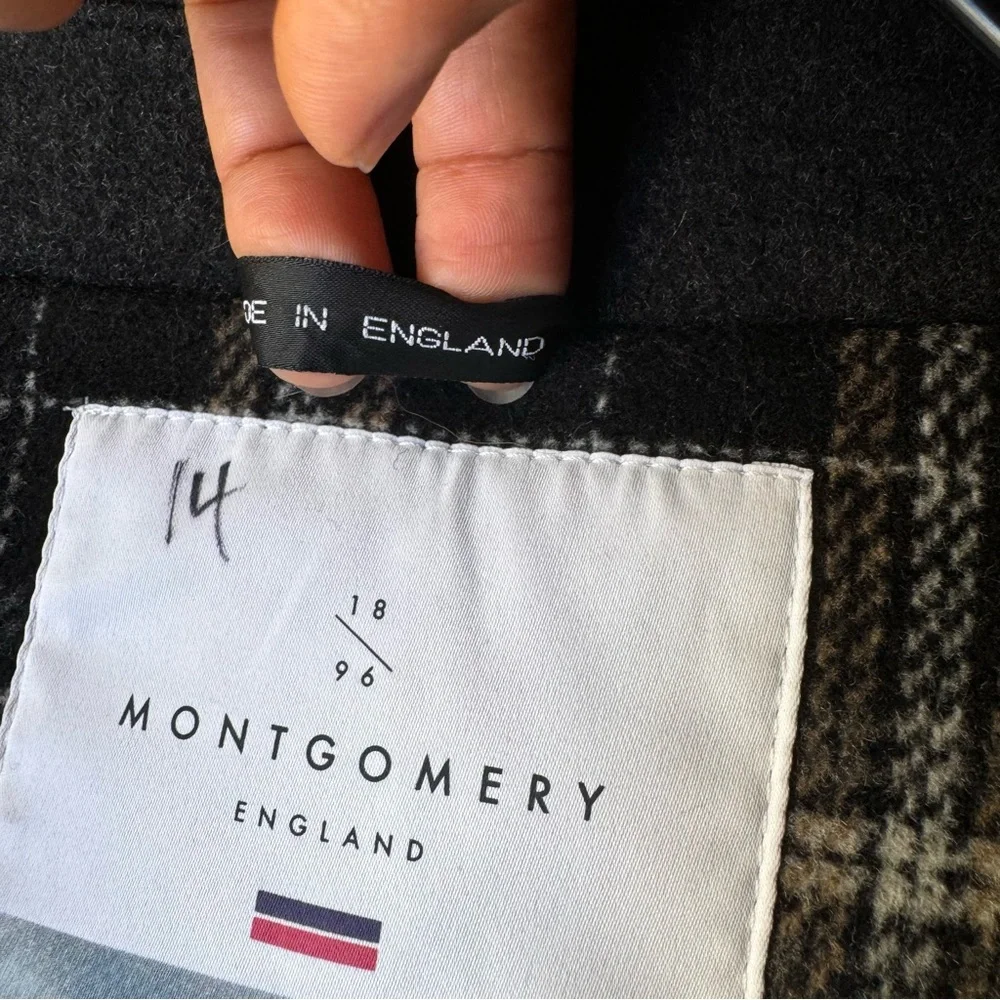 Montgomery Coat Womens Dark Gray Duffle Toggle Parker Winter‎ Coat Size 12